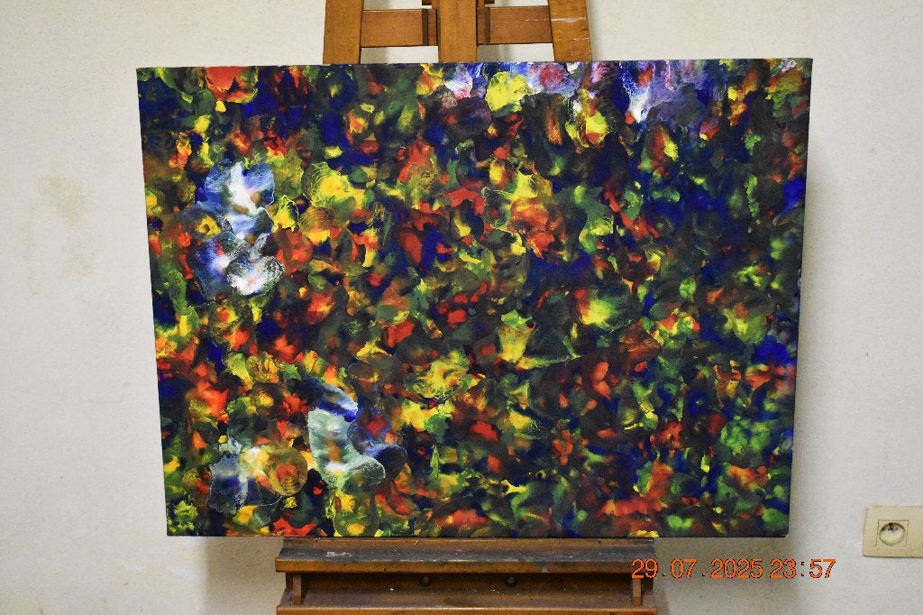 Serie nr. 84 over abstracte schilderijen, door joky kamo, Antiek en Kunst, Kunst | Schilderijen | Abstract, Ophalen