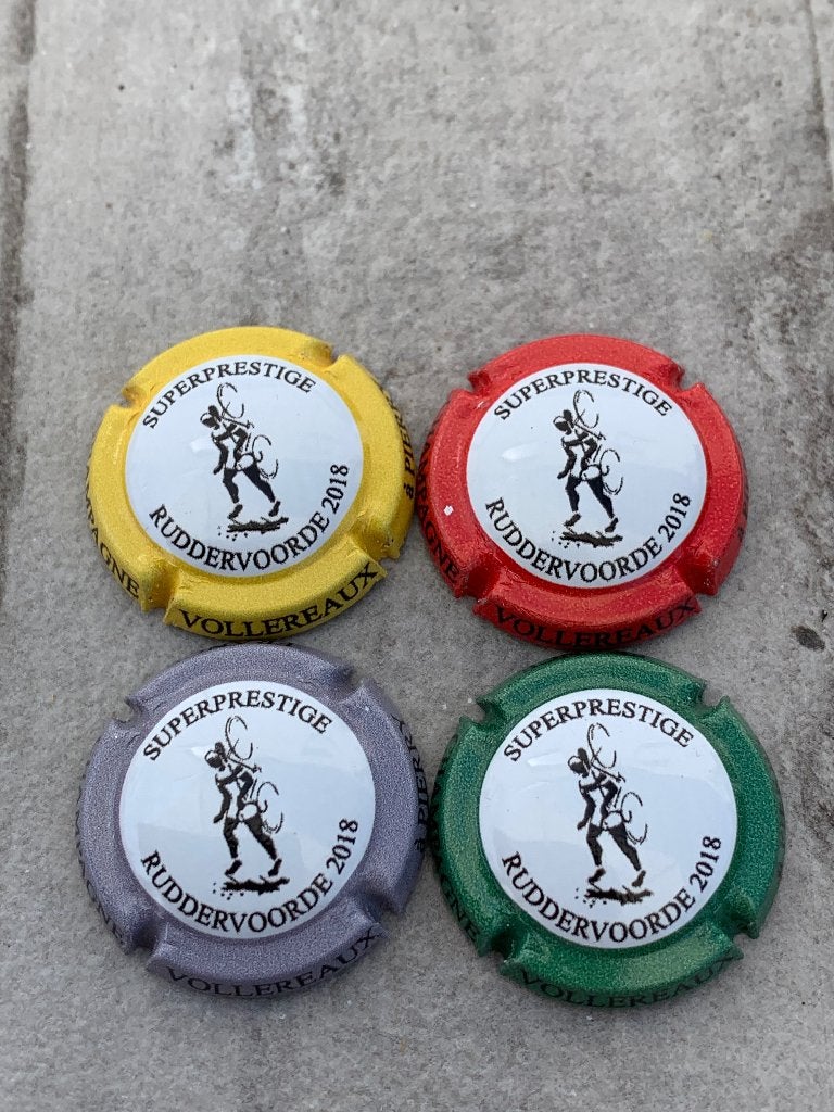 4 champagne capsules vollereaux, Enlèvement ou Envoi