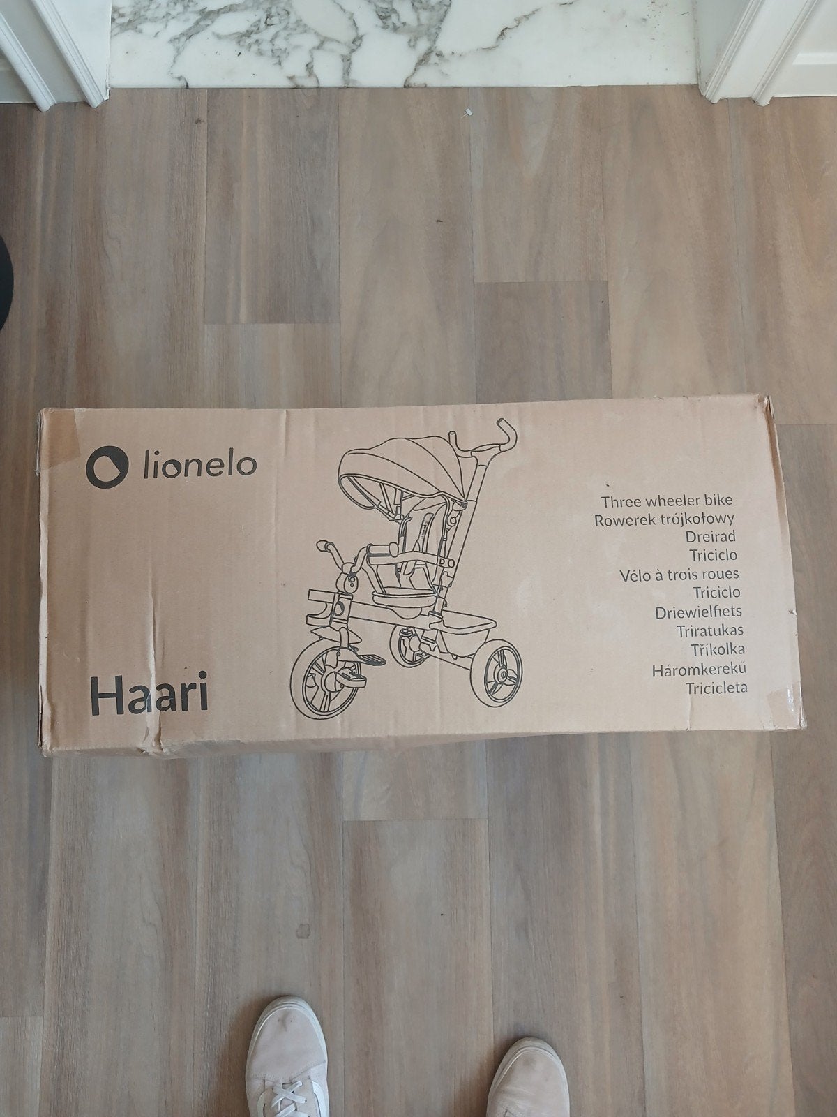 Lionelo driewieler, Ophalen