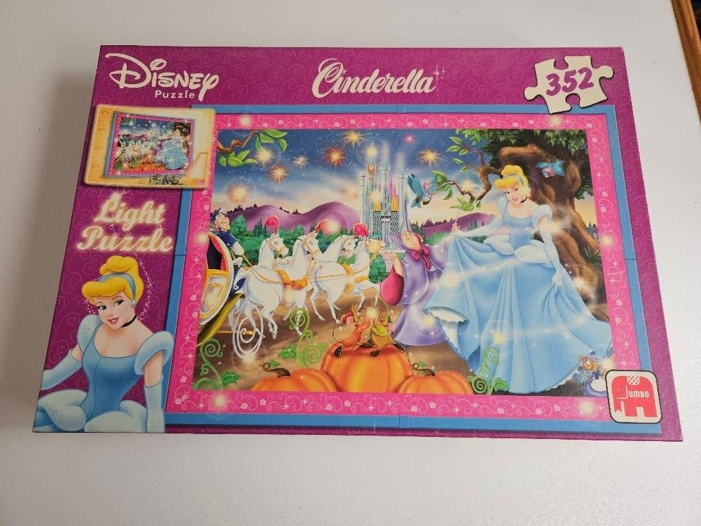 Puzzel Jumbo 352 stukjes Light puzzle Cinderella, Kinderen en Baby's, Ophalen of Verzenden, Meer dan 50 stukjes, Nieuw
