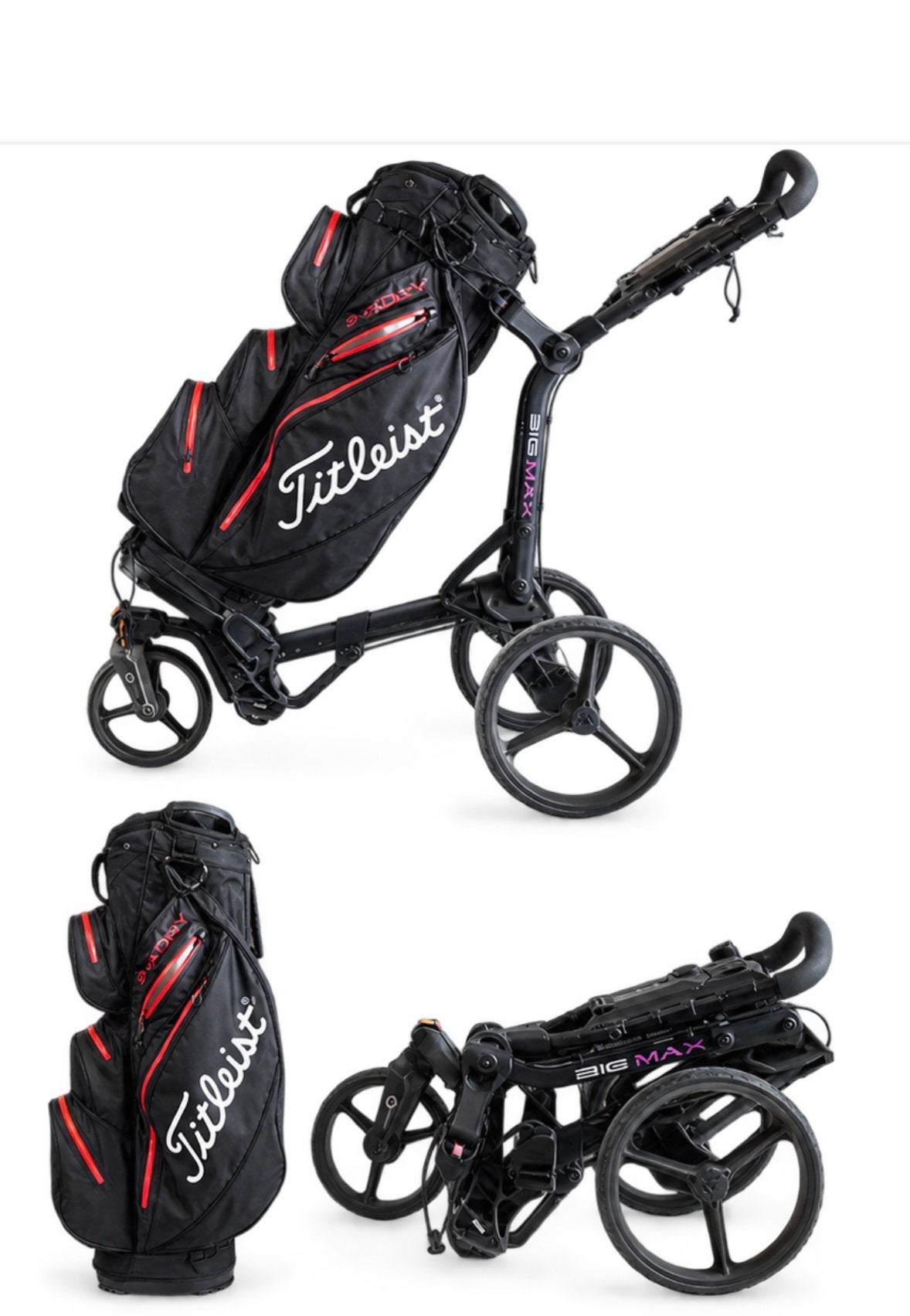 Top combo titleist golftas en golf kar!!, Sports & Fitness, Enlèvement, Comme neuf