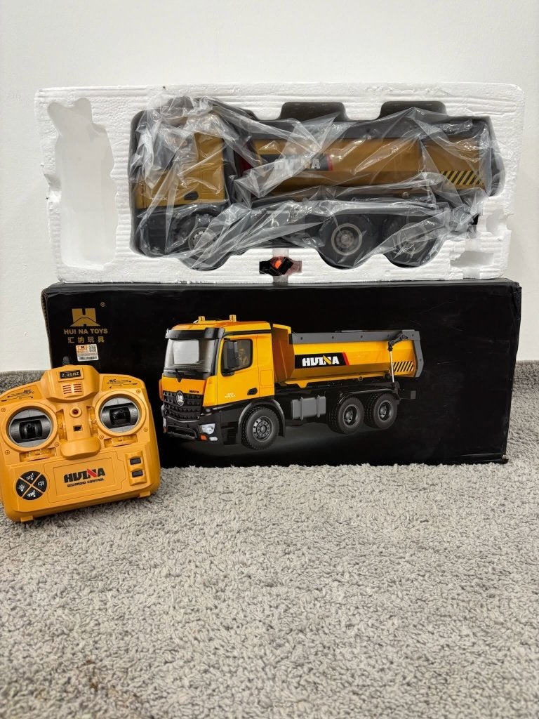 HUINA Dump Truck 1:14 RC573, Ophalen, SHANTOU HUINA TOYS CO., LTD, Afstandsbediening, Support@huina-toys.com
