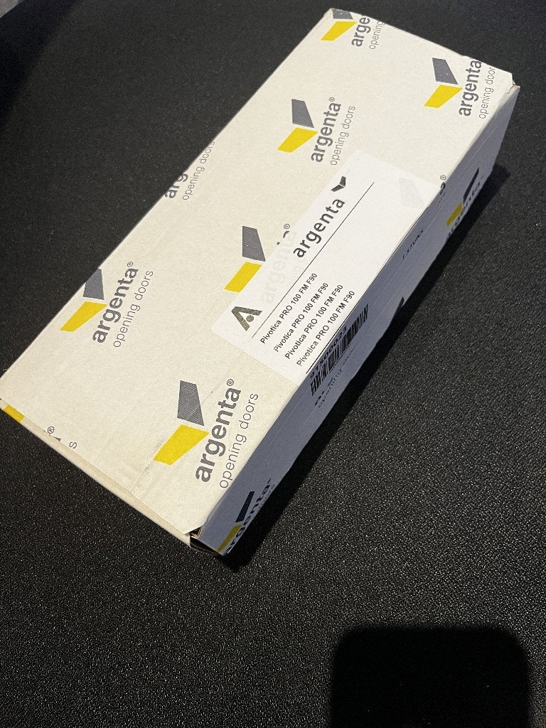 Argenta scharnier Pivotica Pro 100 voor pivotdeur, Doe-het-zelf en Bouw, Ophalen, Nieuw, Inox, Overige typen