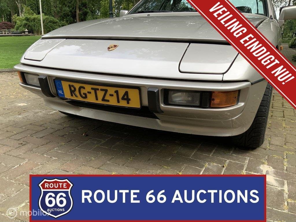 Porsche 924 S | 1986 | Route 66 Auctions, Auto's, Zwart, Bedrijf, Overige carrosserie, Porsche