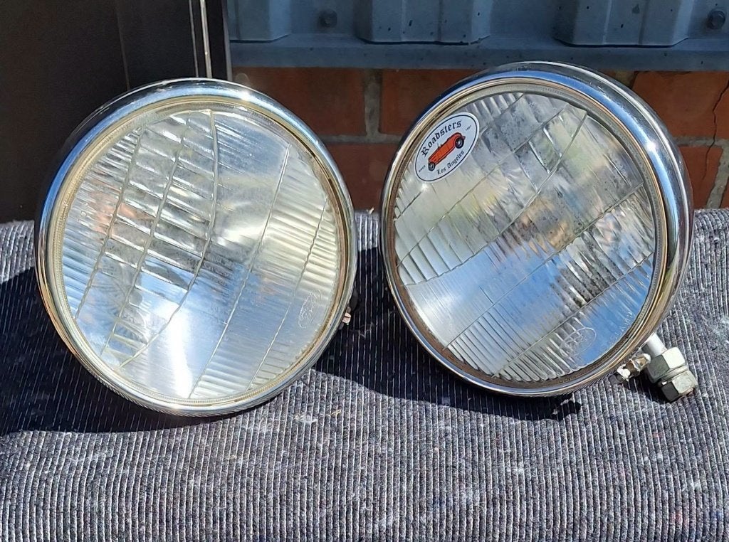 Original headlights Ford Model A Twolite Headlamp, 1927-1929, Autos : Pièces & Accessoires, Enlèvement ou Envoi, Utilisé, Pièces américaines