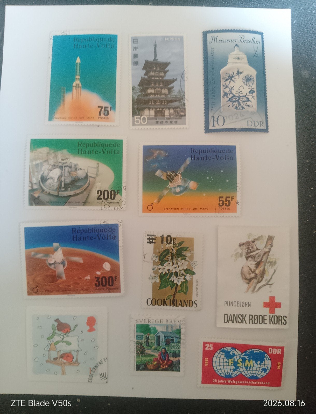 11 History postzegel, Ophalen of Verzenden
