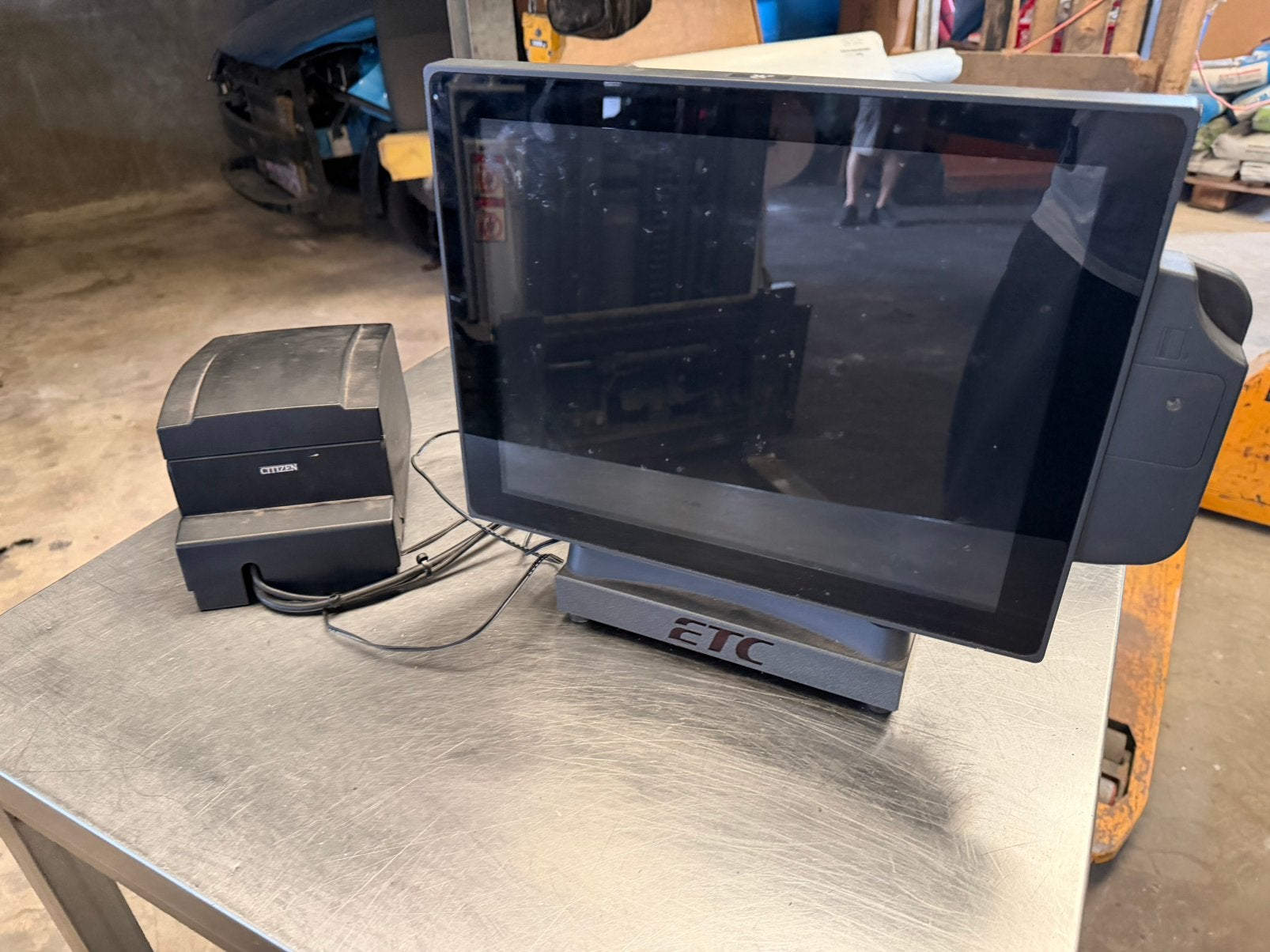 ETC Touchscreen Kassasysteem met Bonprinter, Ophalen, Zo goed als nieuw