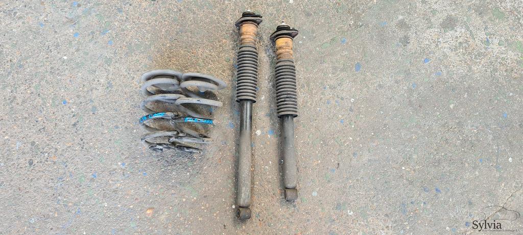 Schokdemper set  met veeren achter BMW 3 serie E46 Cabrio, Auto-onderdelen, Gebruikt, -, -, Ophalen of Verzenden