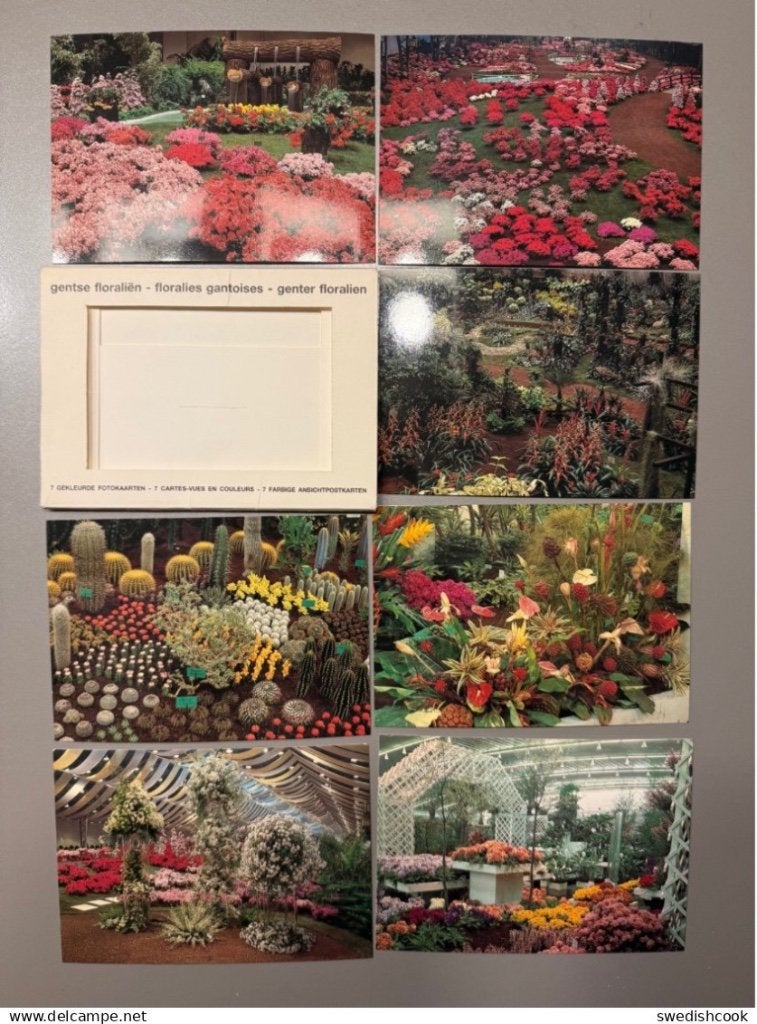 Gent Gentse Floraliën Boekje 7 kaarten, Verzamelen, Ophalen of Verzenden, Oost-Vlaanderen