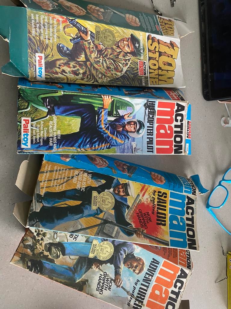 Vintage action mann  lot, Ophalen, Zo goed als nieuw
