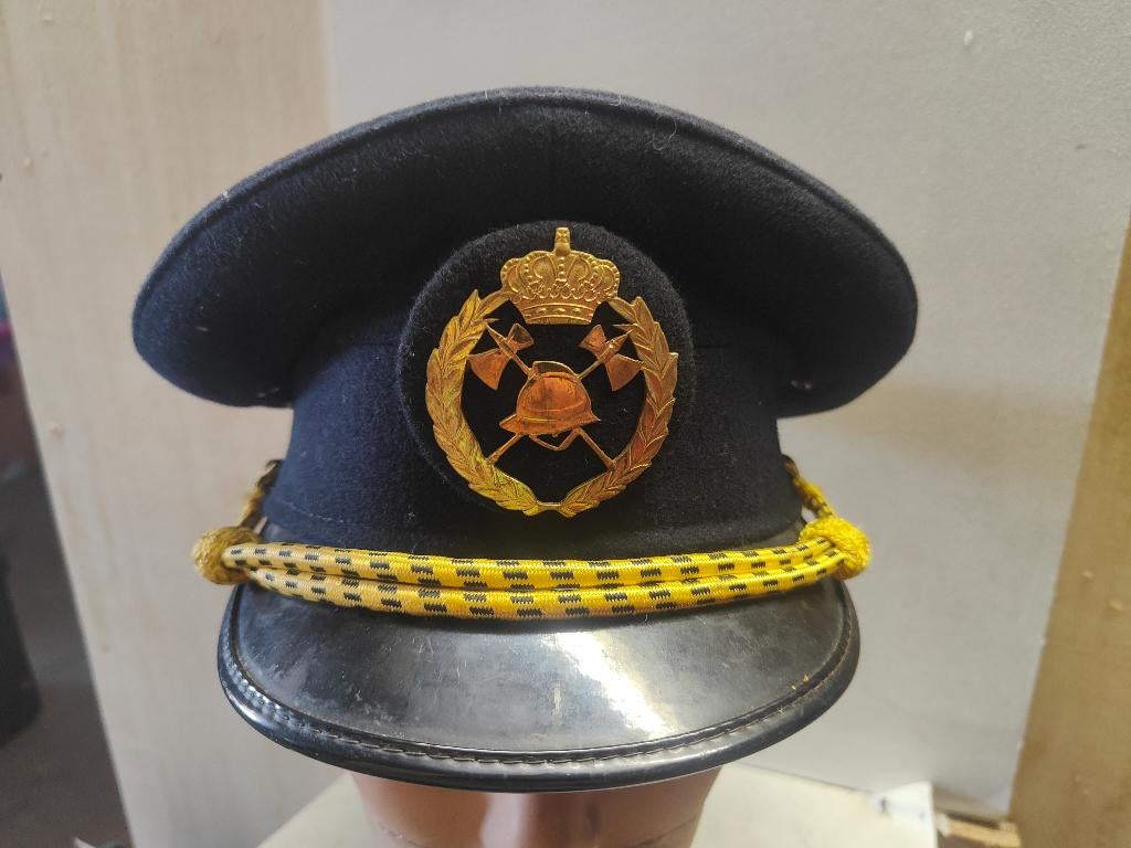 Casquette pompier belge, Collections, Enlèvement ou Envoi