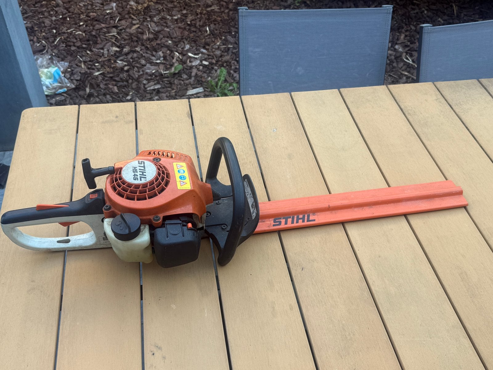 Stihl hs 45 haagschaar, Enlèvement, Utilisé, Essence