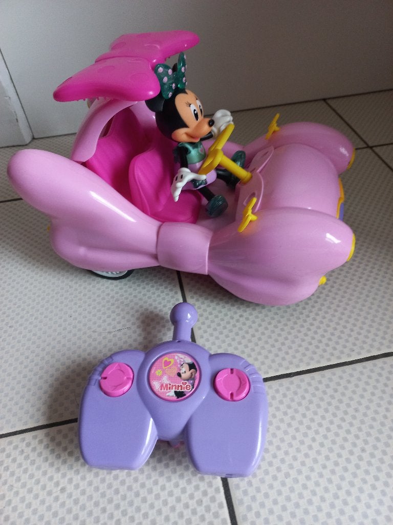 Minnie op afstand bestuurbare auto Disney, Ophalen of Verzenden, Gebruikt, Afstandsbediening