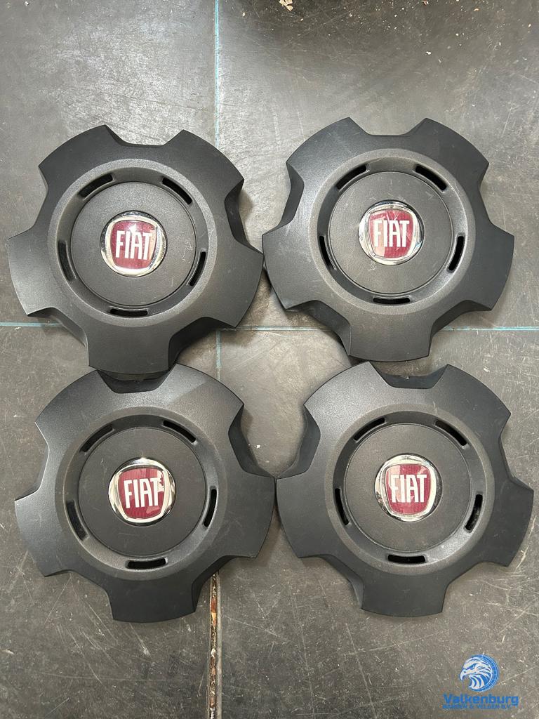 ORIGINELE Fiat Talento naafkap naafdop wieldop set zwart chr, Gebruikt, -, Verzenden, -