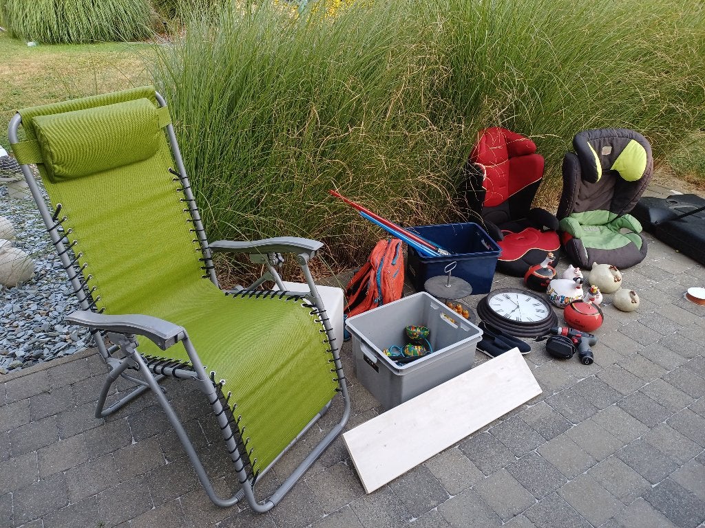 Lot brocante, Enlèvement