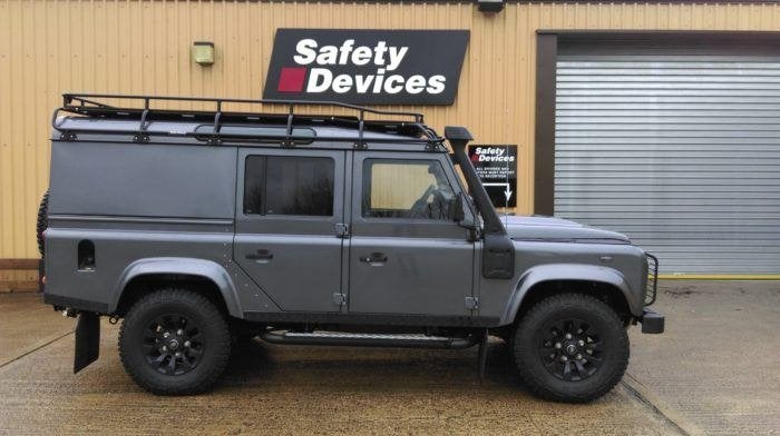 dakrek Landrover Defender, Ophalen, Gebruikt