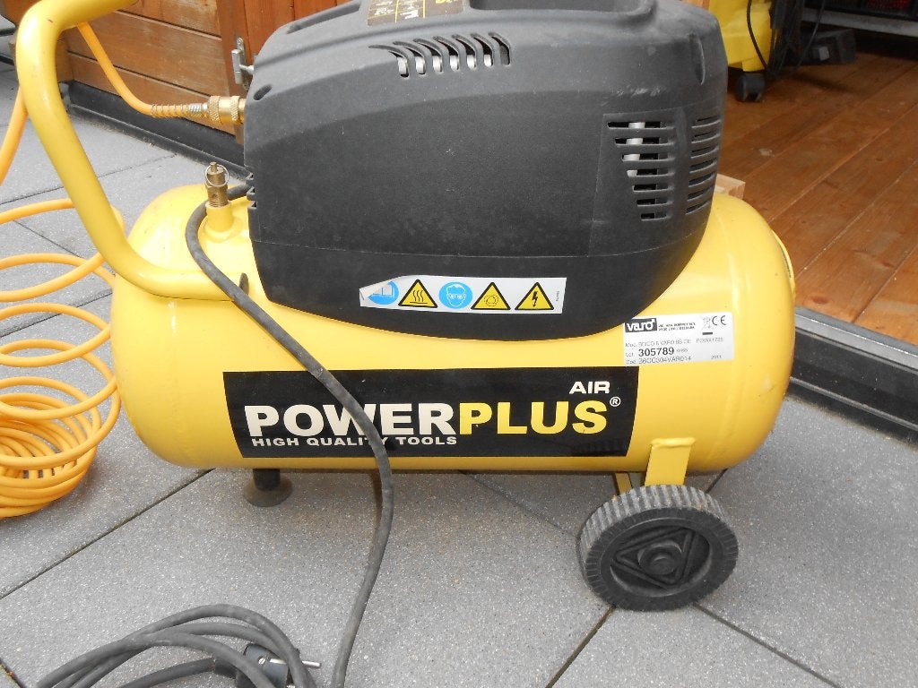power plus compressor, Ophalen, 6 tot 10 bar, Zo goed als nieuw, Minder dan 200 liter/min
