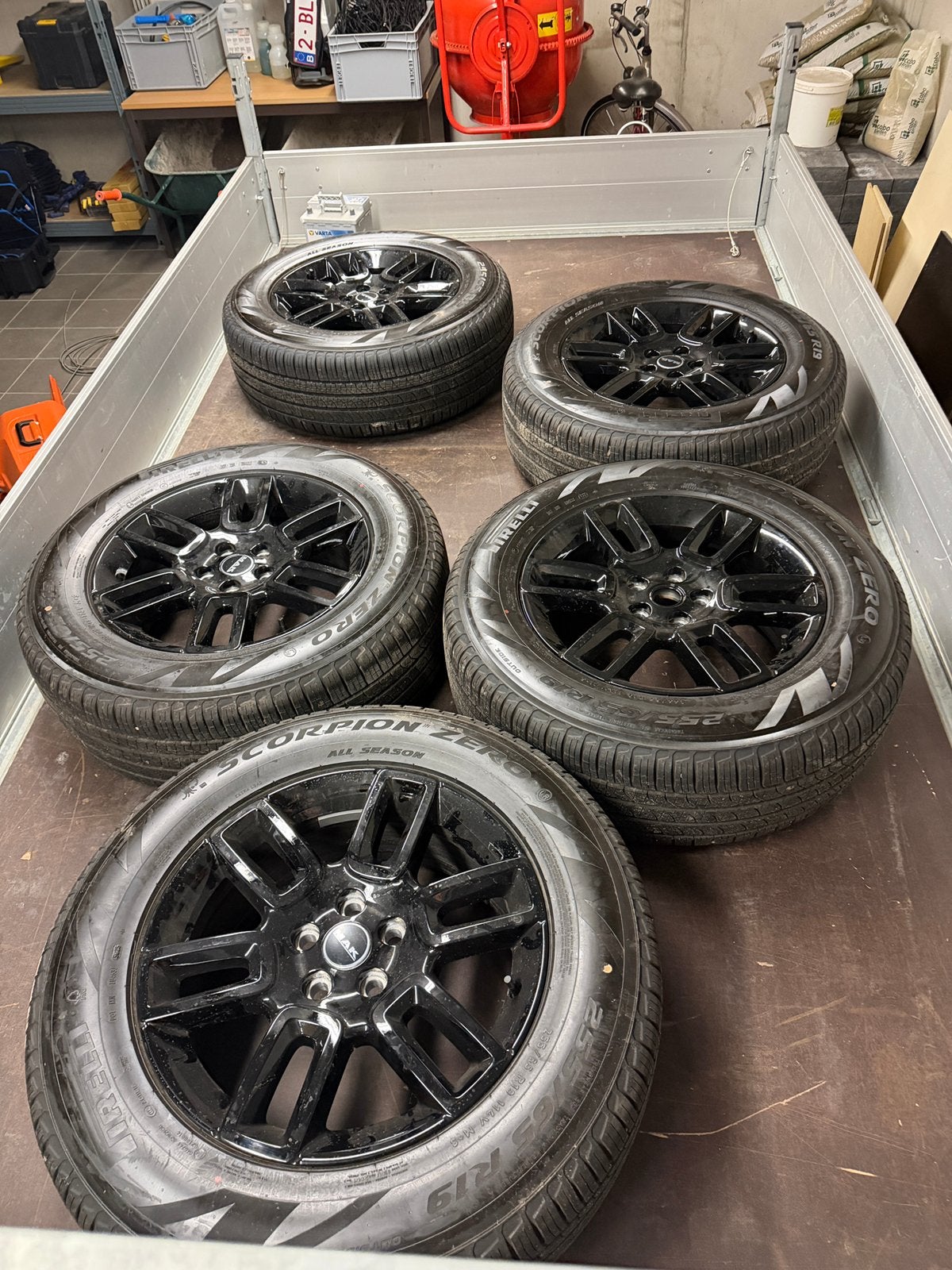 5 nieuwe velgen en banden Land Rover, Enlèvement, 4 Saisons, Pneu(s)