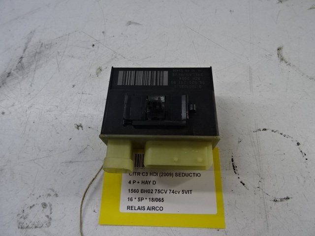 RELAIS KOELVENTILATOR Citroën C3 (SC) (9652021180), Auto-onderdelen, Gebruikt, Citroën
