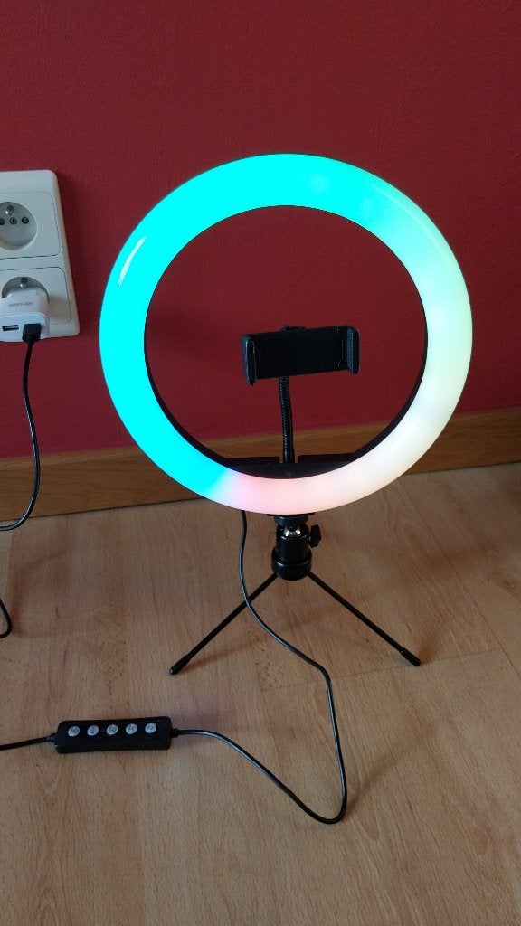 Vlog licht ring 26cm, Audio, Tv en Foto, Ophalen, Zo goed als nieuw