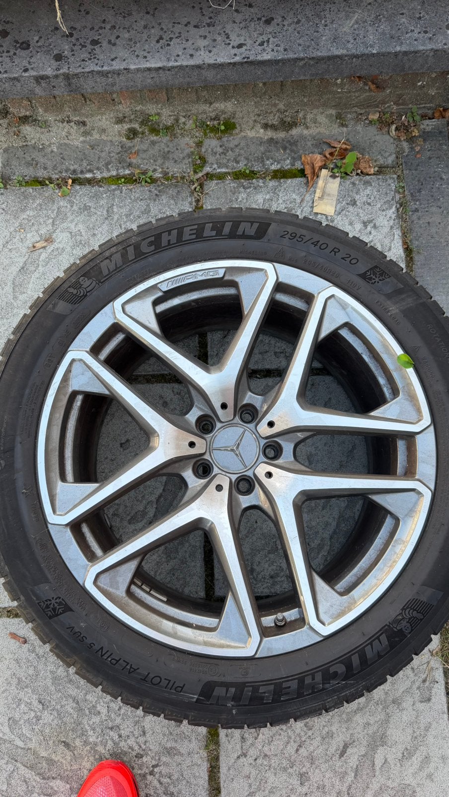 4 jantes AMG 20 pouces + pneus hiver Michelin – GLC 63 S, Pneus et Jantes, Pneus hiver, Enlèvement, 20 pouces