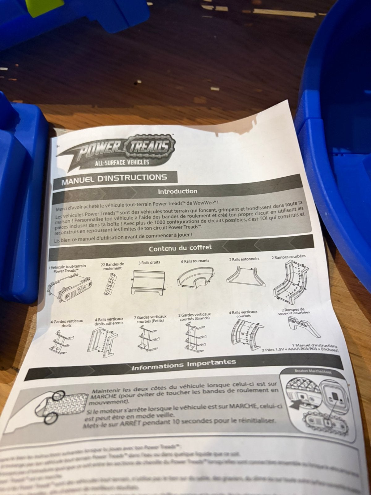 Power Treads circuit, Kinderen en Baby's, Speelgoed | Racebanen, Ophalen, Zo goed als nieuw, Racebaan