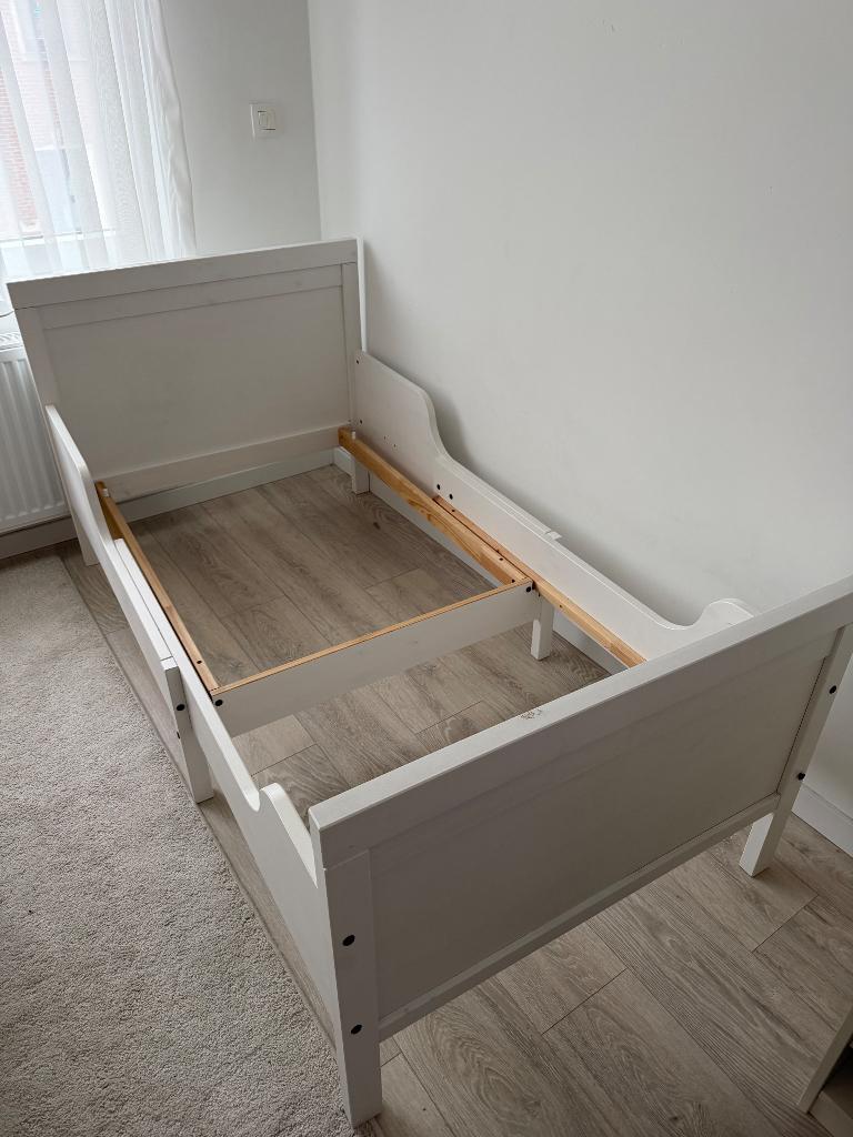 Meegroeibed, Ophalen, 70 tot 85 cm, Zo goed als nieuw, Matras