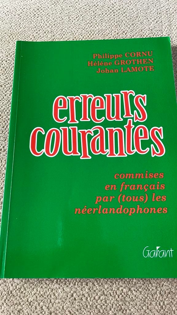 P. Cornu - Erreurs actuelles, Livres, Langue | Langues Autre, Enlèvement ou Envoi