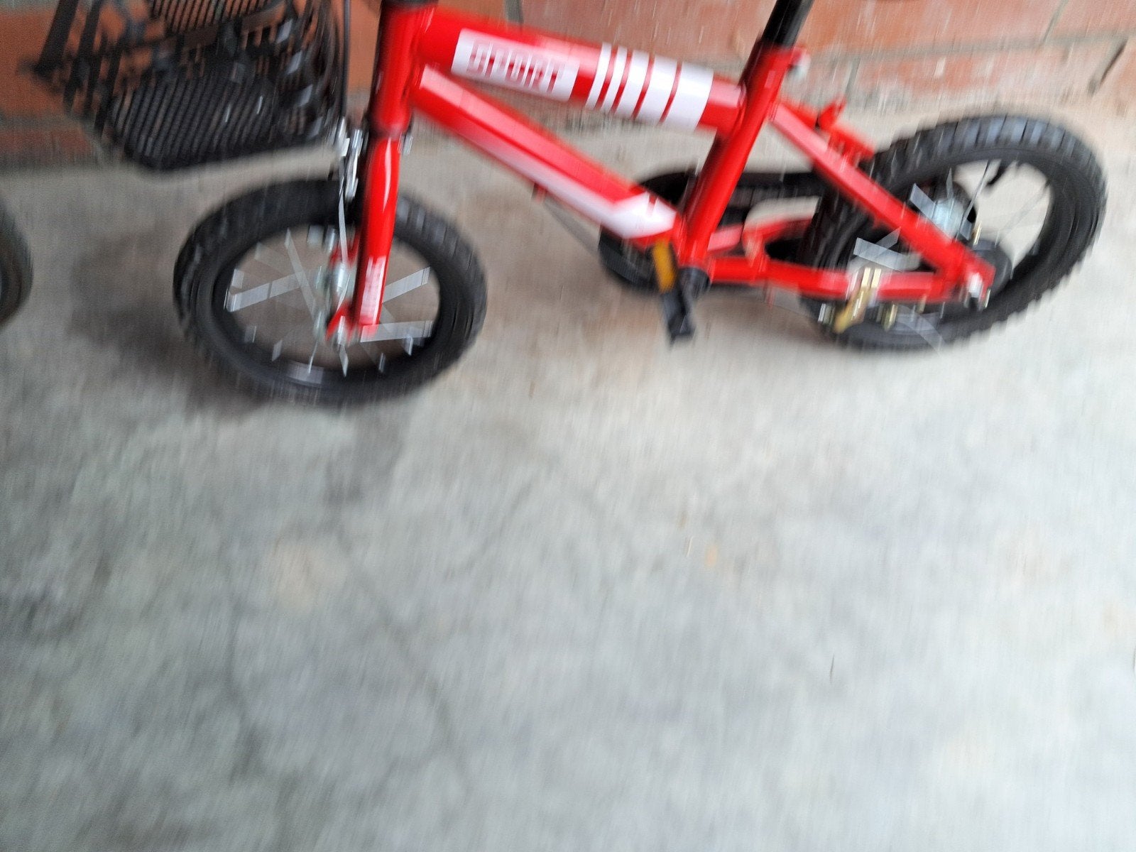 kinderfiets, Ophalen