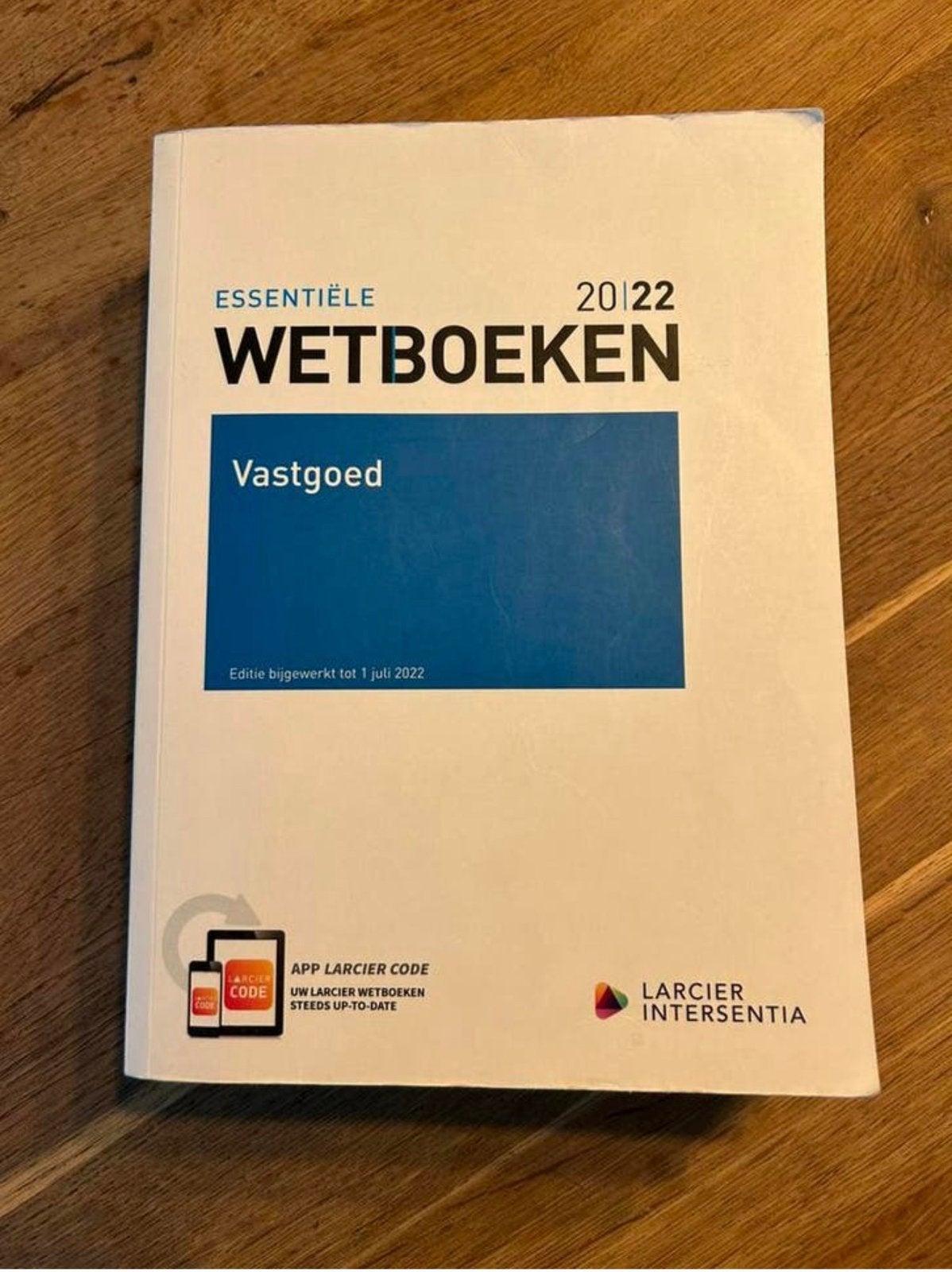 Dagmare Lockefeer - wetboek Vastgoed 2022, Enlèvement, Comme neuf