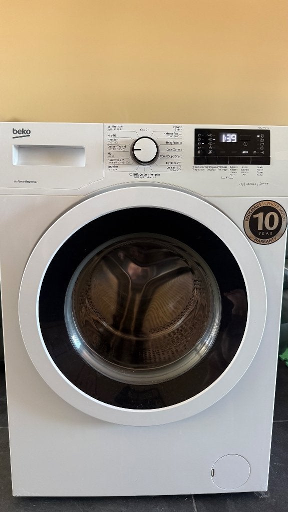 Machine à laver Beko en très bon état., Electroménager, 1200 à 1600 tours, 6 à 8 kg, Programme lavage à la main, Chargeur frontal