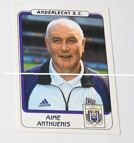 Panini Football 2002 / RSC Anderlecht / Aime Anthuenis, Verzamelen, Verzenden, Zo goed als nieuw, Poster, Plaatje of Sticker
