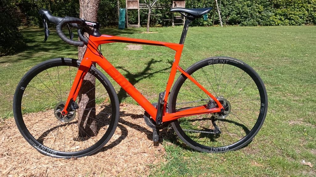 BMC roadmachine 02 maat 54, 28 inch, Gebruikt, Carbon, Heren