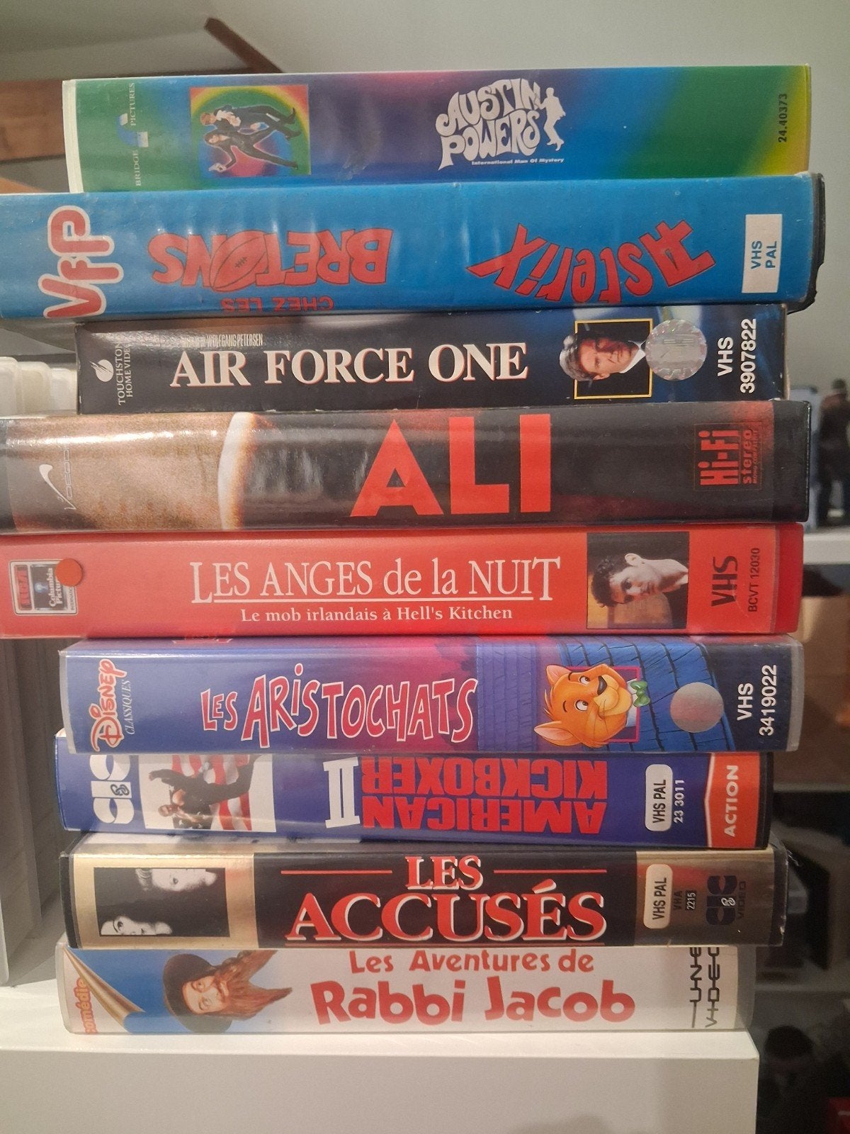 Veel videocassettes, Cd's en Dvd's, VHS | Film, Ophalen, Gebruikt