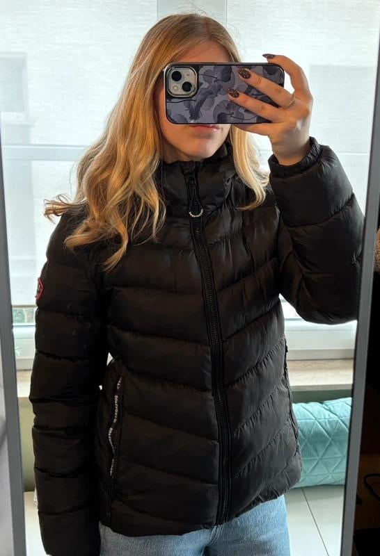 Superdry jas, Superdry, Zwart, Maat 42/44 (L), Nieuw