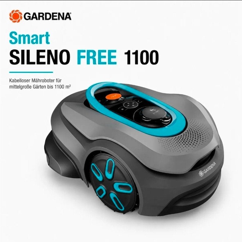 Gardena Smart Sileno Free 1100 - nieuw in gesloten doos, Tuin en Terras, Bestuurbaar via app, Nieuw, Ophalen of Verzenden, 20 tot 25 cm
