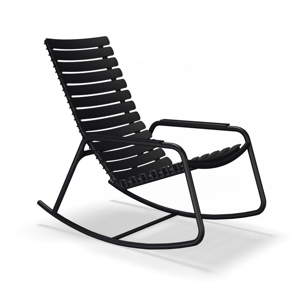 chaise berçante de jardin noire Reclips by Houe, Jardin & Terrasse, Chaises de jardin, Neuf, Aluminium, Enlèvement ou Envoi