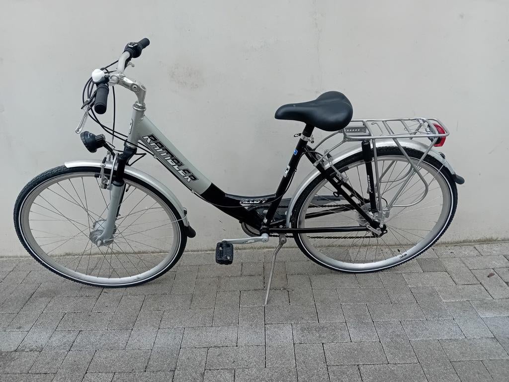 Damesfiets alu Rambler 28inch maat 48cm 7 Shimano speed 🚴, Fietsen en Brommers, Velgrem, 47 tot 50 cm, Versnellingen, Zo goed als nieuw