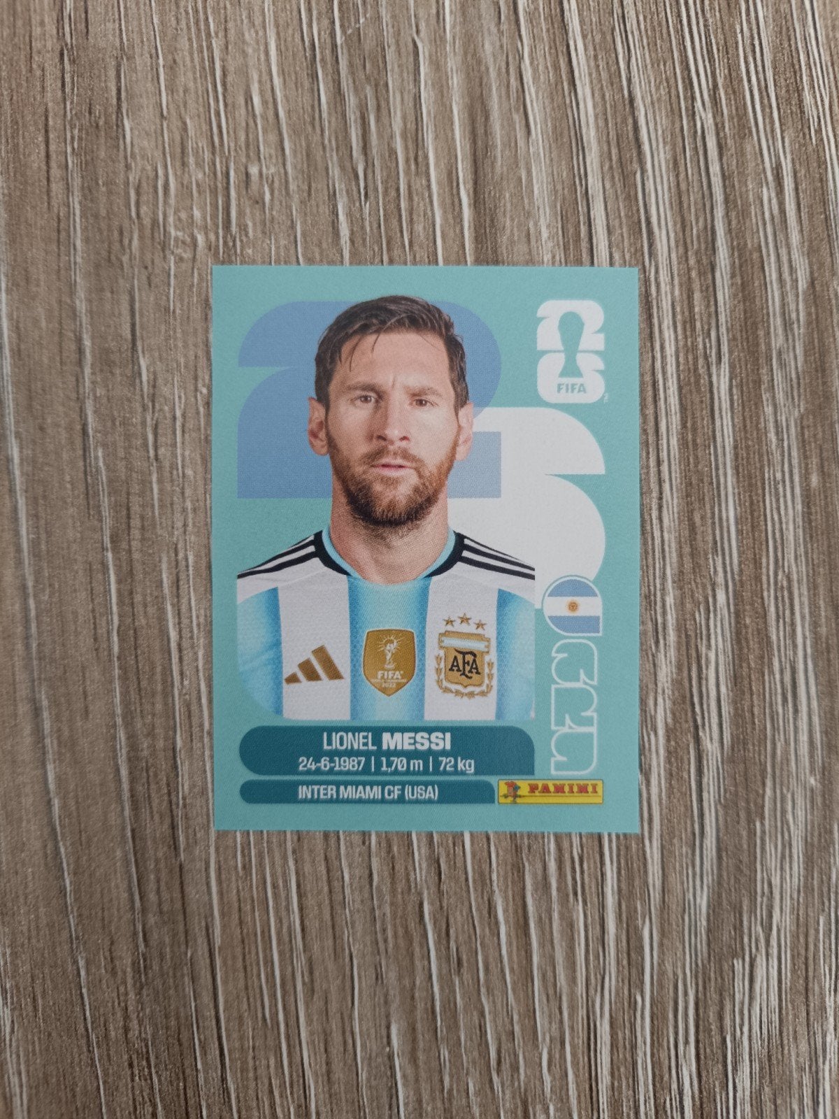 Carte panini WC 2026 Messi, Hobby en Vrije tijd, Spaarzegeltjes, Ophalen