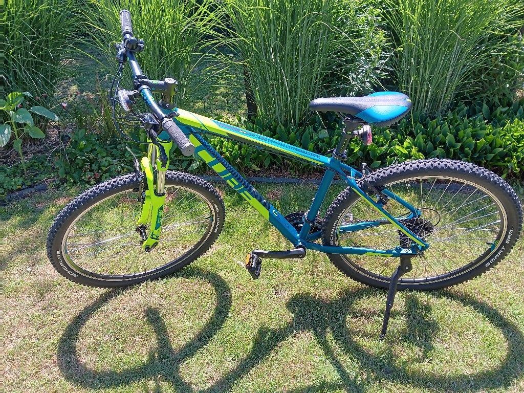 Mountainbike Cube, Gebruikt, Vering, Velgrem, Minder dan 49 cm