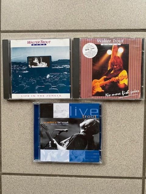 CD Walter Trout Band - set van 3 cd's, Cd's en Dvd's, Cd's | Jazz en Blues, Ophalen of Verzenden, Gebruikt, Blues