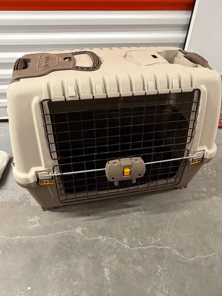 cage de transport pour chien, Dieren en Toebehoren, Hondenbenches, Zo goed als nieuw, Ophalen