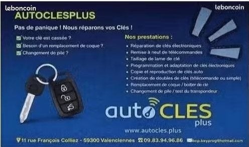 Clés automobiles – Télécommandes & clés simples, Enlèvement ou Envoi