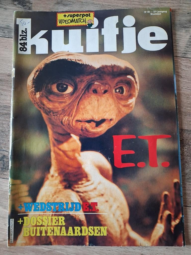 E.T., article : Tintin magazine, Envoi