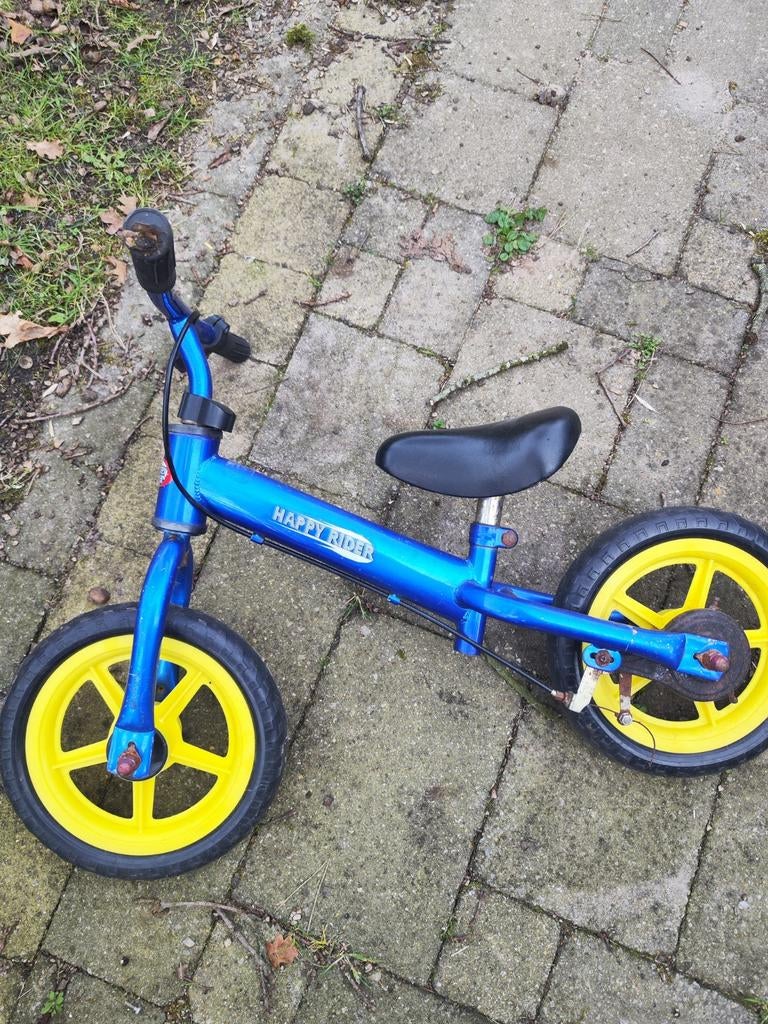 Happy rider loopfiets, Kinderen en Baby's, Ophalen, Loopfiets