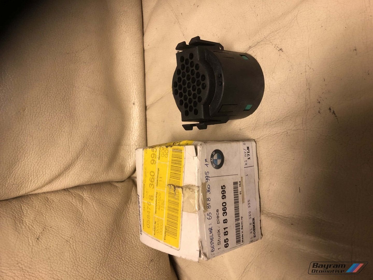 Bmw Gong unit E36 E31 E32 E34 E46 E53 E83 E85  65818360995, -, Utilisé, -, Enlèvement ou Envoi