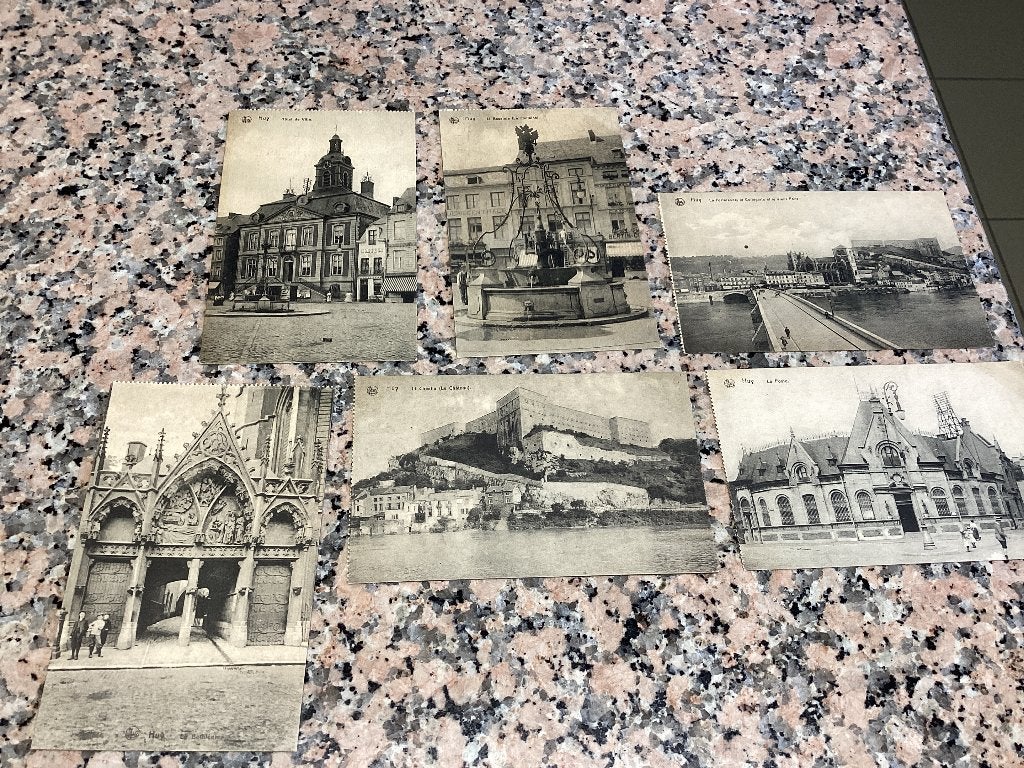 Lot 6 cartes postales anciennes HUY, Enlèvement ou Envoi, Avant 1920, Liège