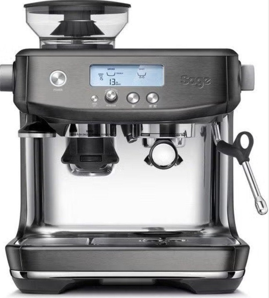 Sage Barista Pro Black stainless steel, Electroménager, Cafetières, Comme neuf, Café moulu, Café en grains, Machine à espresso
