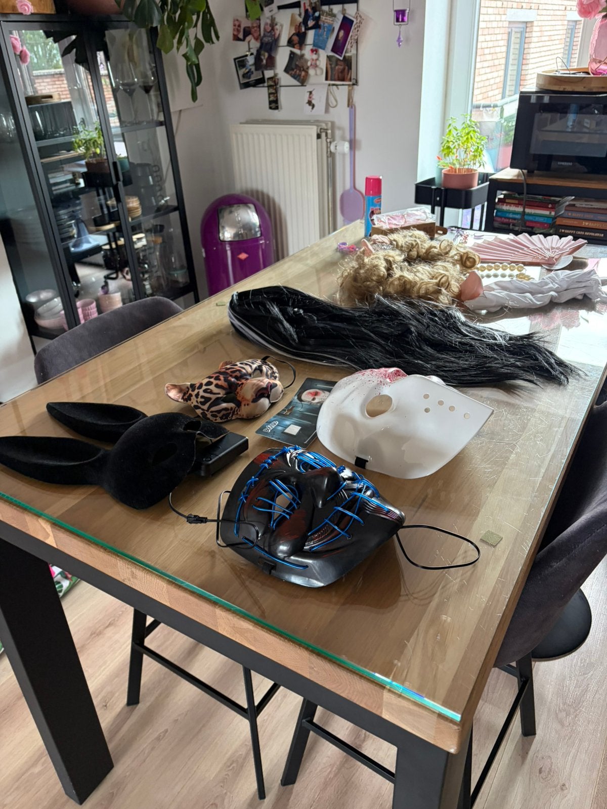 Verkleedspullen halloween/ carnaval, Ophalen, Zo goed als nieuw