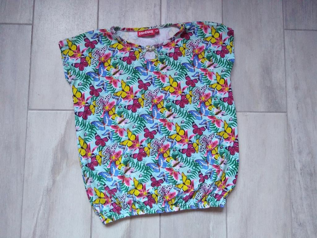 ✿ M128 - Blouse Someone, Kinderen en Baby's, Kinderkleding | Maat 128, Meisje, Ophalen of Verzenden, Zo goed als nieuw, Someone